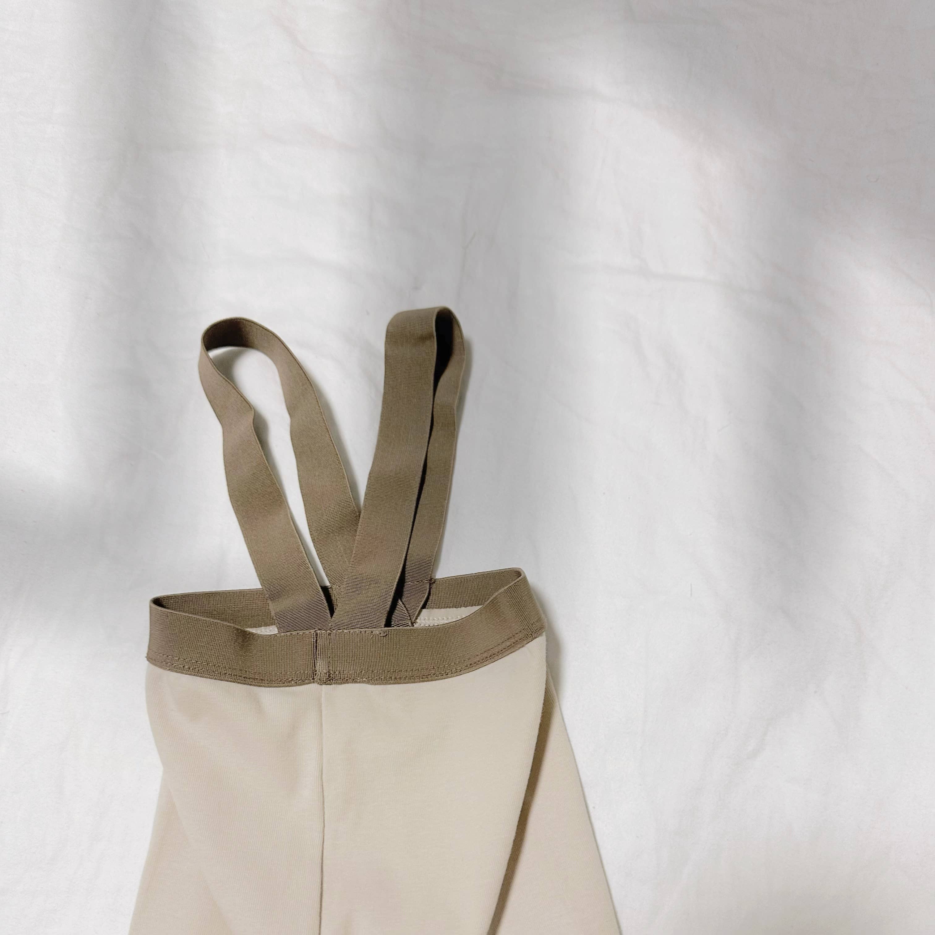 Milo Overalls in Coco and Beige