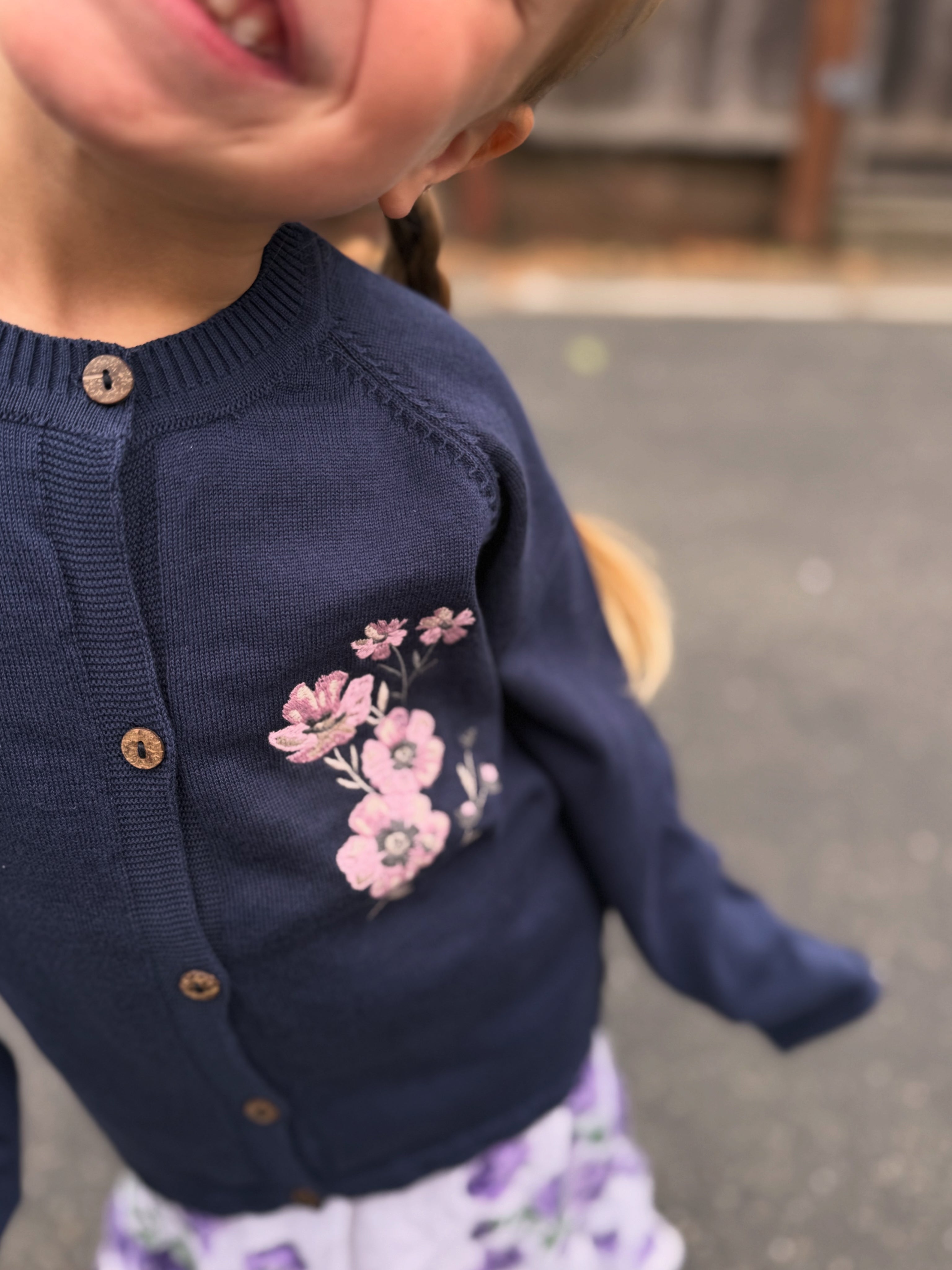 Floral fantasy cardigan