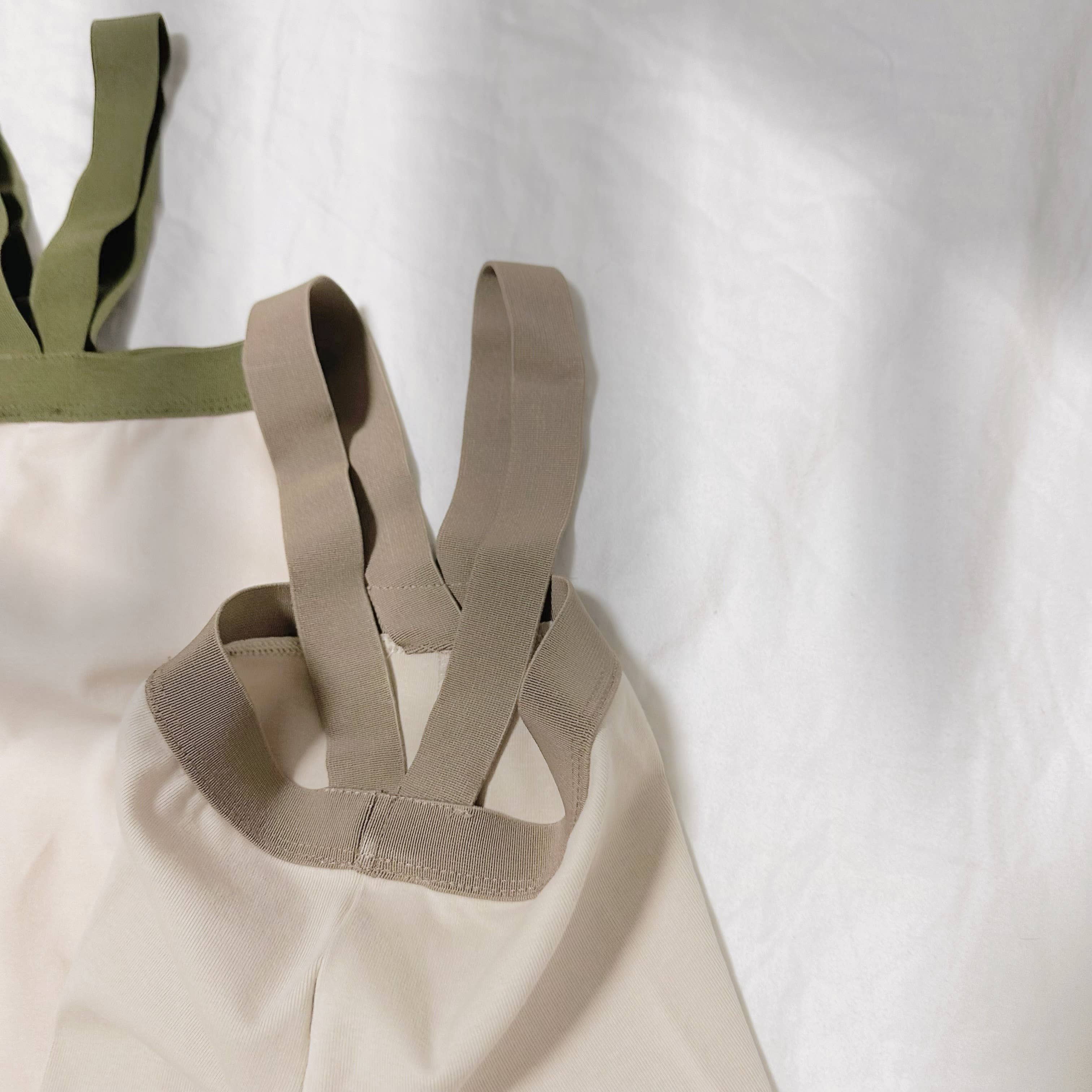 Milo Overalls in Coco and Beige