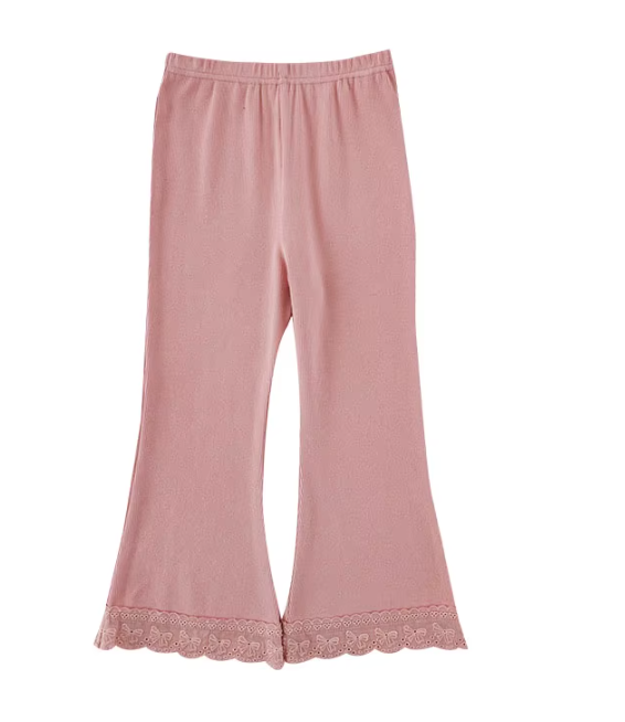 Pink Flared Leggings