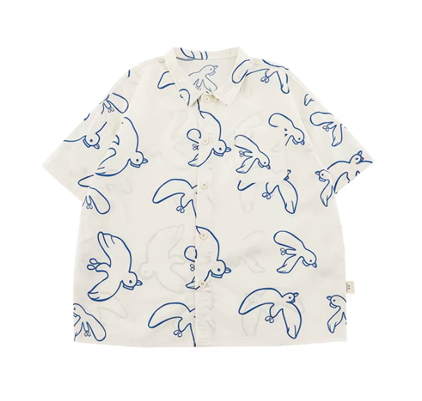 Blue Bird Button Down