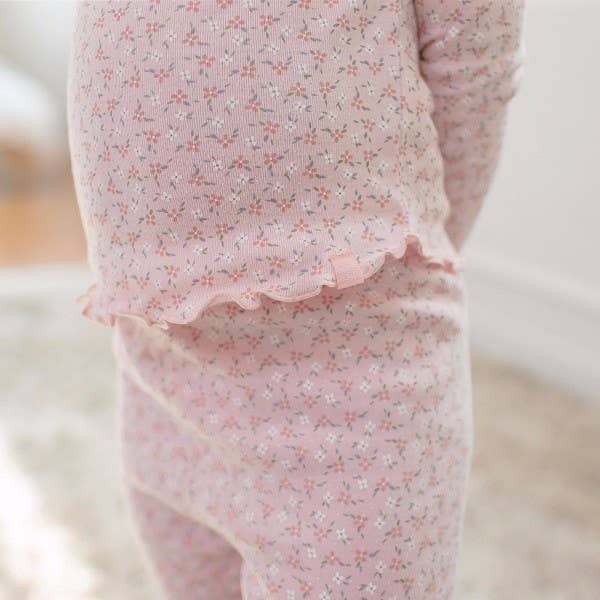 Pink Flower Pajamas