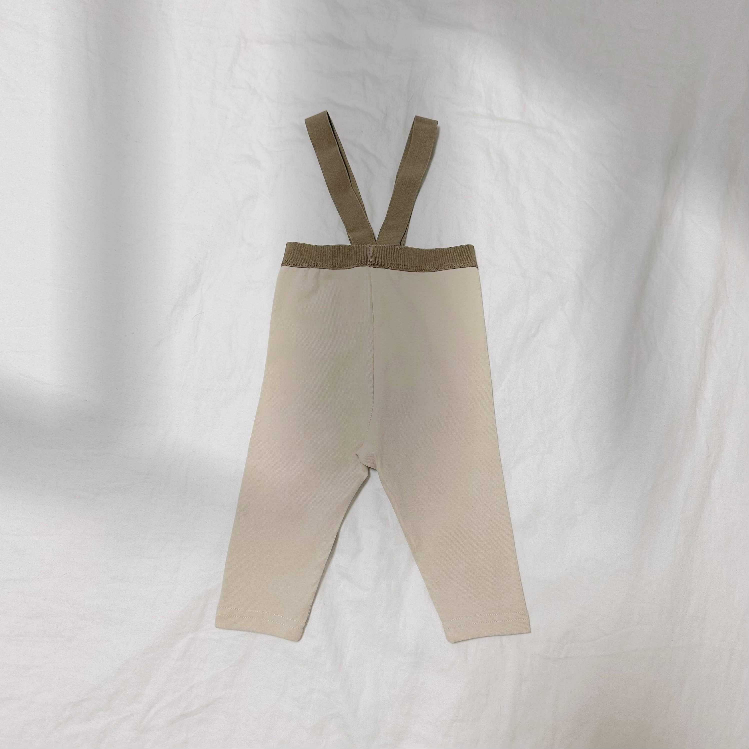 Milo Overalls in Coco and Beige