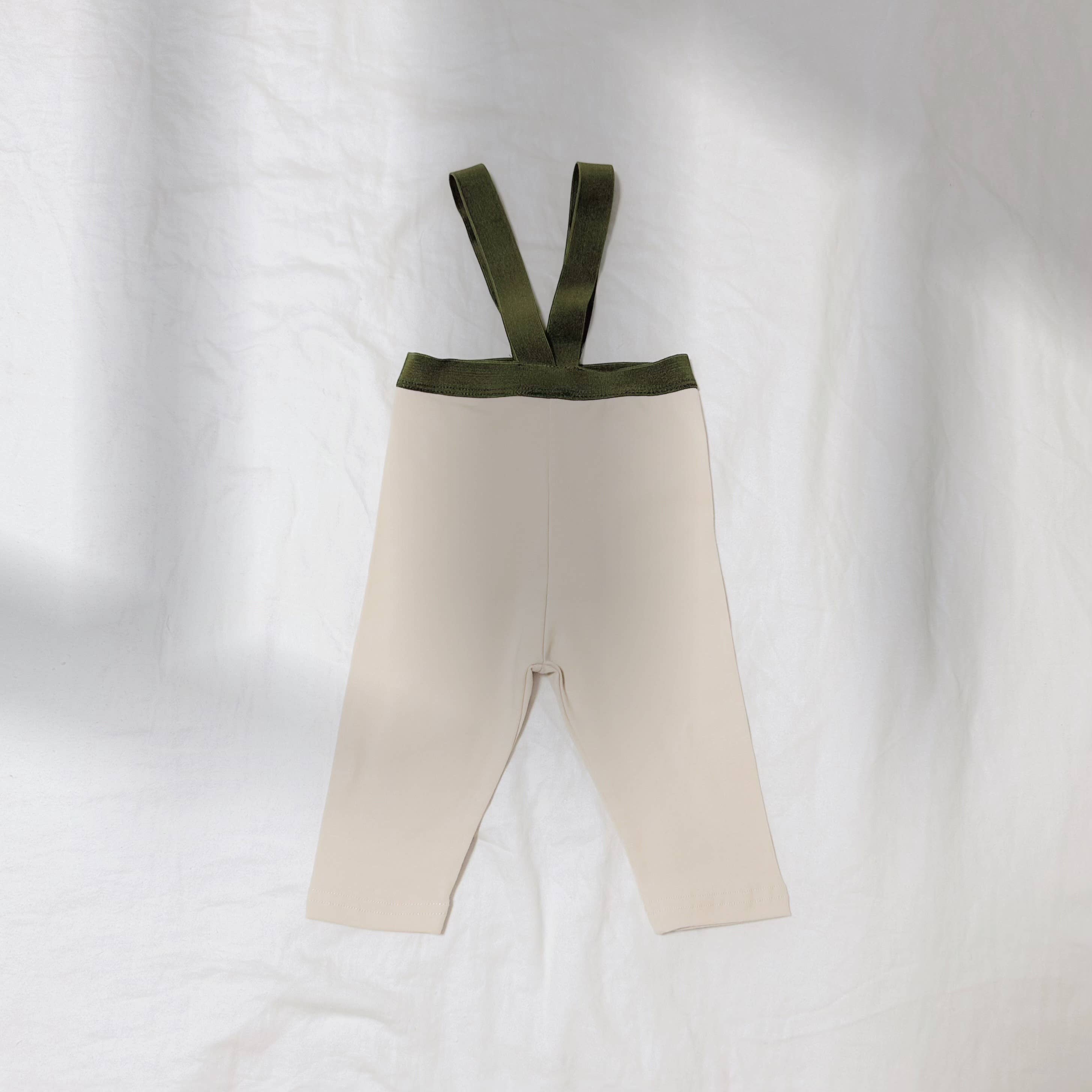 Milo Overalls in Olive and Beige