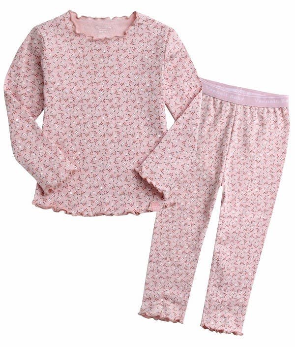 Pink Flower Pajamas